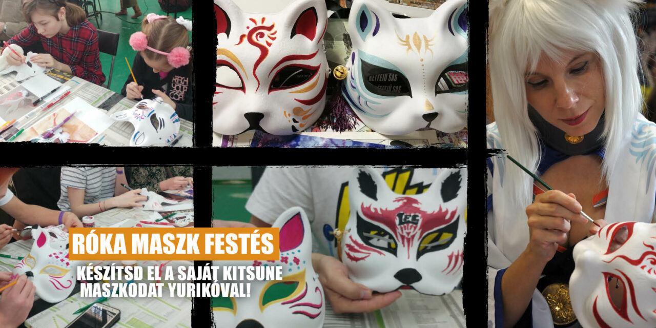 Róka maszk festés Yurikóval