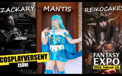 Cosplayverseny zsűri: Reiko, Mantis és Zackary