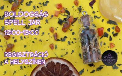 Wisteria workshop – Boldogság Spell Jar