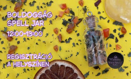 Wisteria workshop – Boldogság Spell Jar