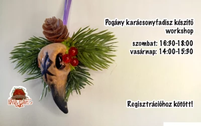 Nana’s Knight Crafts workshop – Pogány Karácsonyfadísz készítés