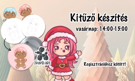 Zedesi Workshop: Kitűző Készítés