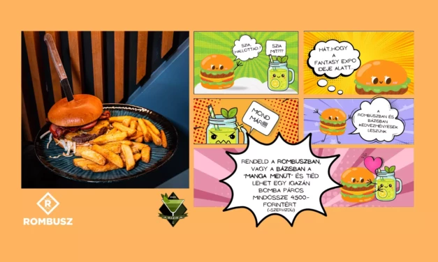 Kedvezményes MANGA MENÜ ajánlat a Bázisban és a Rombuszban