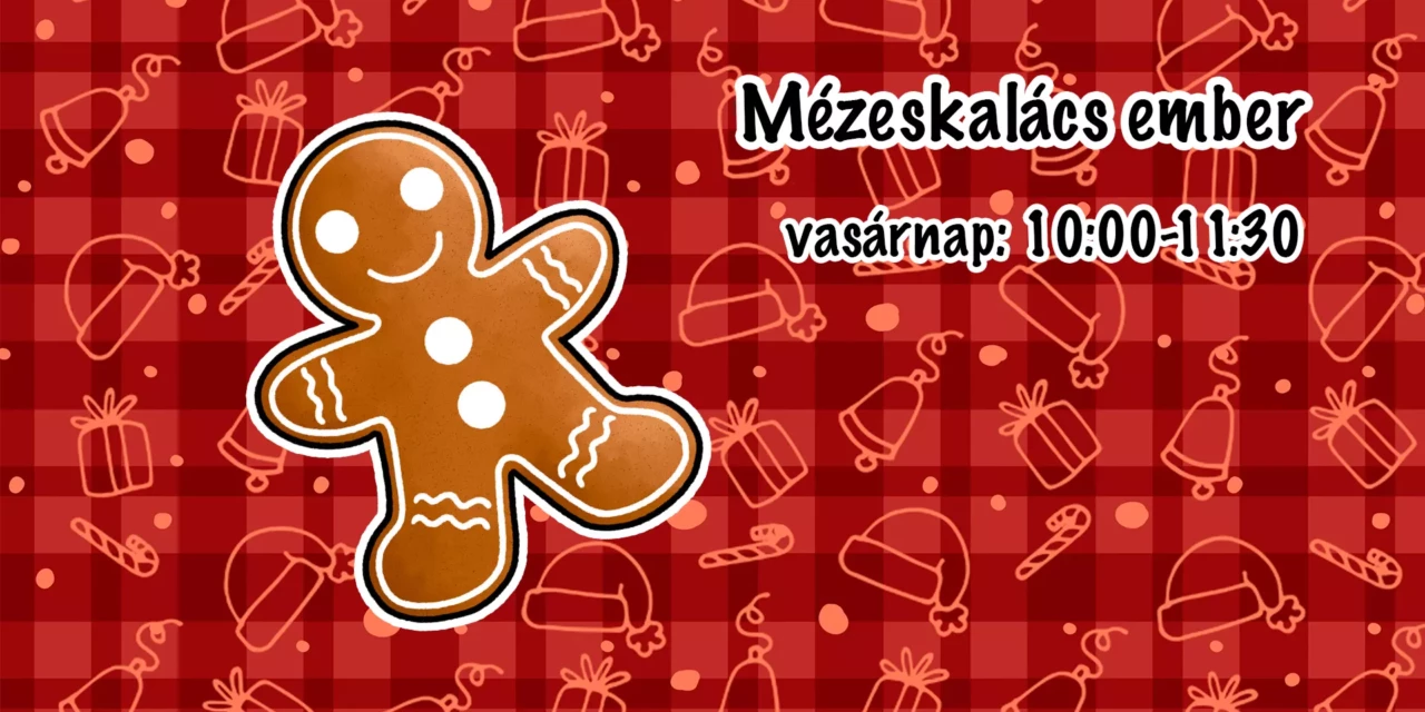 Mézeskalács figura workshop