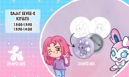 Zedesi workshop: Saját Eevee-s kitűző készítés